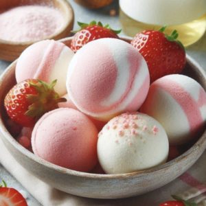 Strawberry Vanilla Bath Bomb